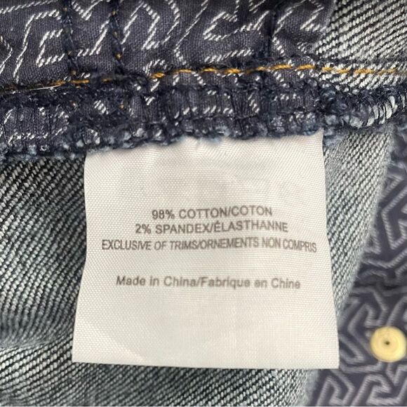 Tory Burch Jeans Low Rise Super Skinny Dark Rinse Wash Extra Long Size 28 | 6 - Picture 13 of 15